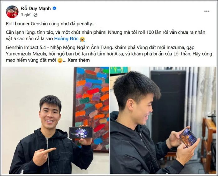 Dàn cầu thủ bóng đá Việt Nam lại cùng khoe game, họ chơi trò gì nhỉ?