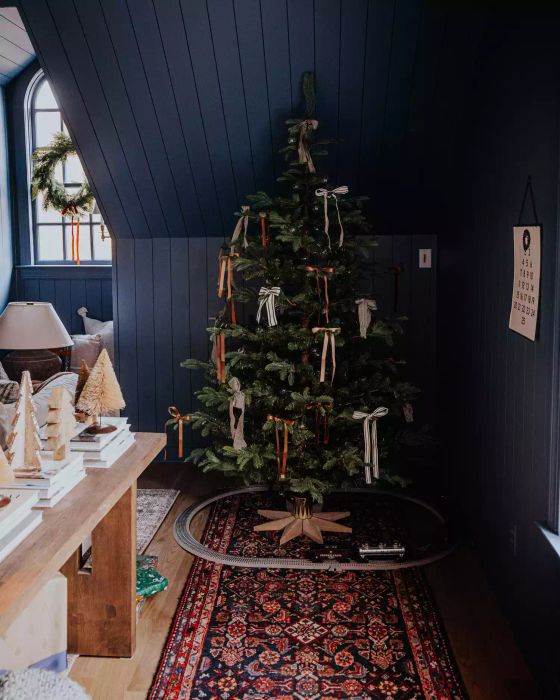 Ribbon-Adorned Tree