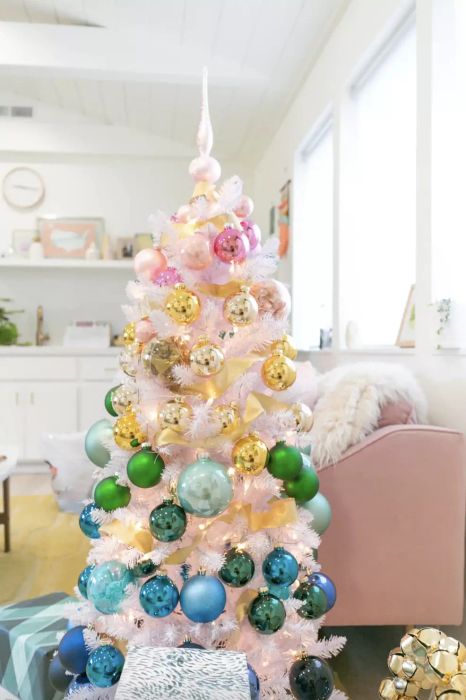 Rainbow-Themed Tree