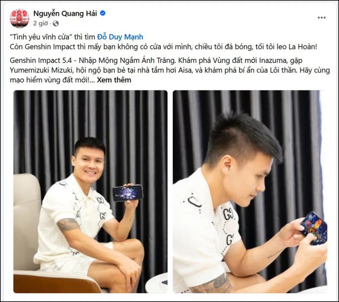 Dàn cầu thủ bóng đá Việt Nam đồng loạt khoe game, vậy họ đang chơi trò gì nhỉ?