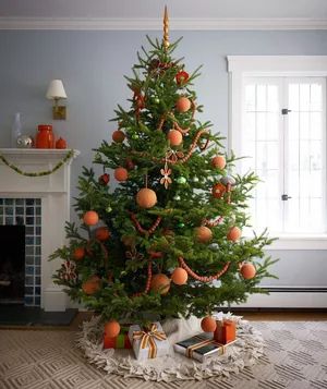 Orange-Themed Ornaments