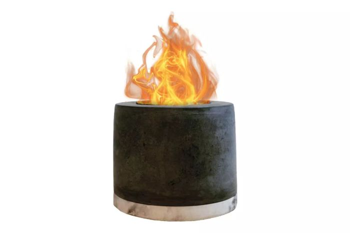 Amazon ROUNDFIRE Concrete Tabletop Fire Pit, Small Portable