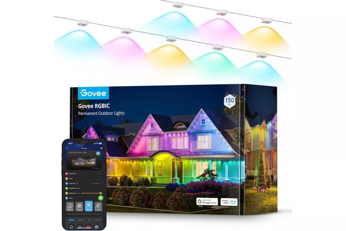 Govee Permanent Outdoor Lights, Smart RGBIC Outdoor