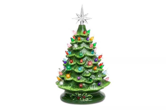 Best Choice Products 15in Ceramic Christmas Tree