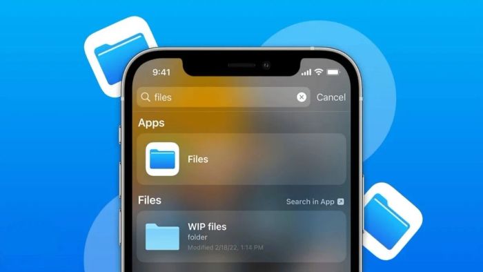 Hướng dẫn bước 1 quét tài liệu trên iPhone bằng ứng dụng Tệp