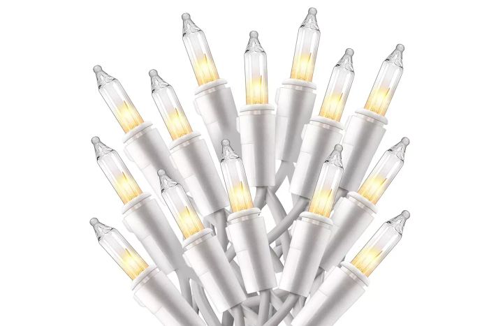 Joiedomi Clear Christmas Lights Outdoor, 100 Count
