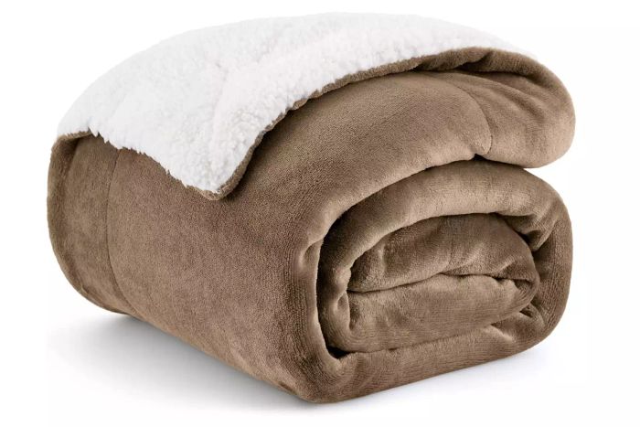Bedsure Sherpa Fleece Throw Blanket for Sofa