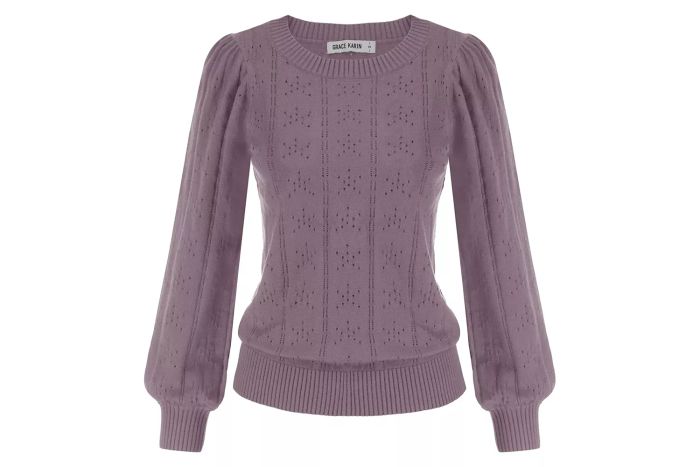 GRACE KARIN Women's Long Lantern Sleeve Crew Neck