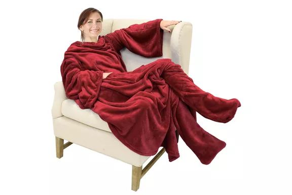 Catalonia Fleece Wearable Blanket on Amazon