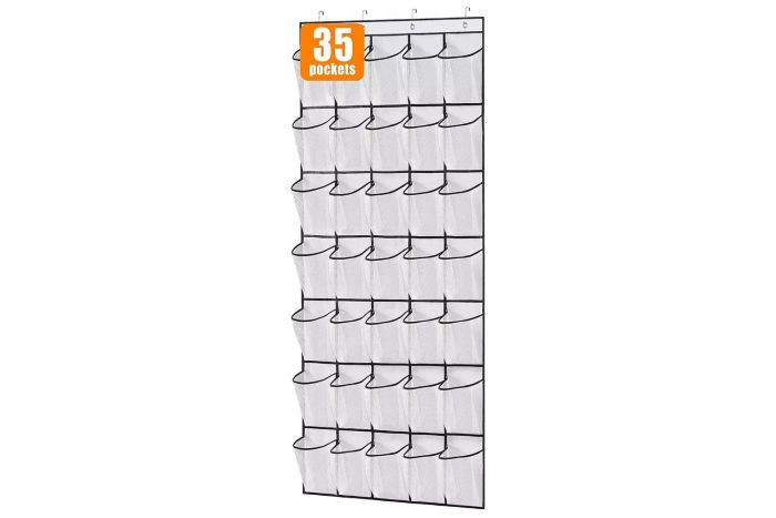 Amazon MISSLO 35-Pocket Over-The-Door Shoe Organizer