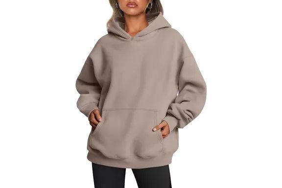 Trendy Queen Women’s Oversized Fleece Hoodies, Long Sleeve Pullover Sweatshirts on Amazon