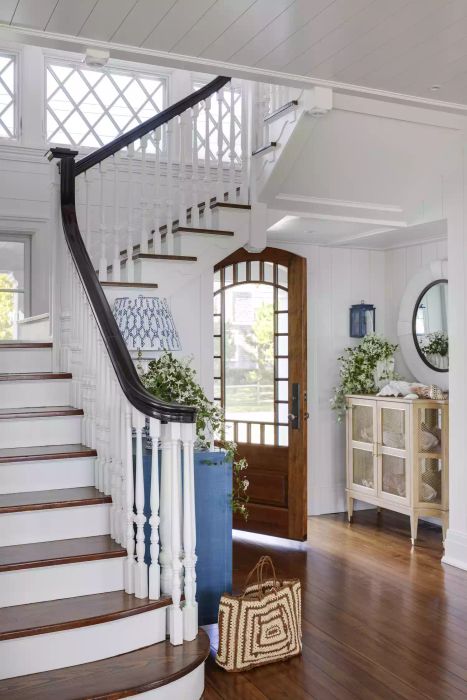 sunny mudroom