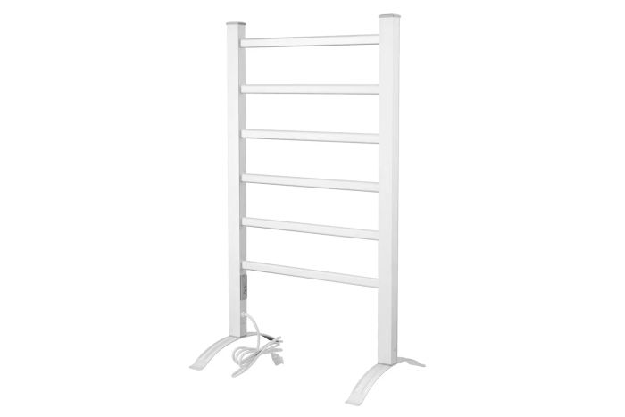 LCM Home Fashions Heat Rails Drying Rack Free Standing Electric Towel Warmer