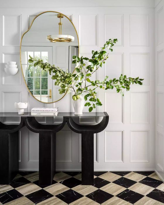 modern entryway