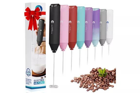New England Stories High-Powered Milk Frother on Amazon