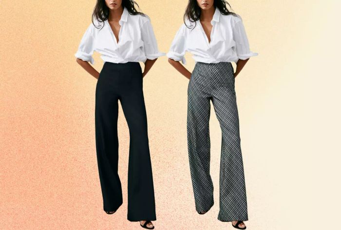 wide-leg trousers