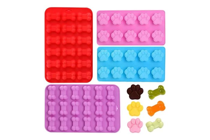 Amazon Amzocina Silicone Puppy Dog, Paw, and Bone Molds