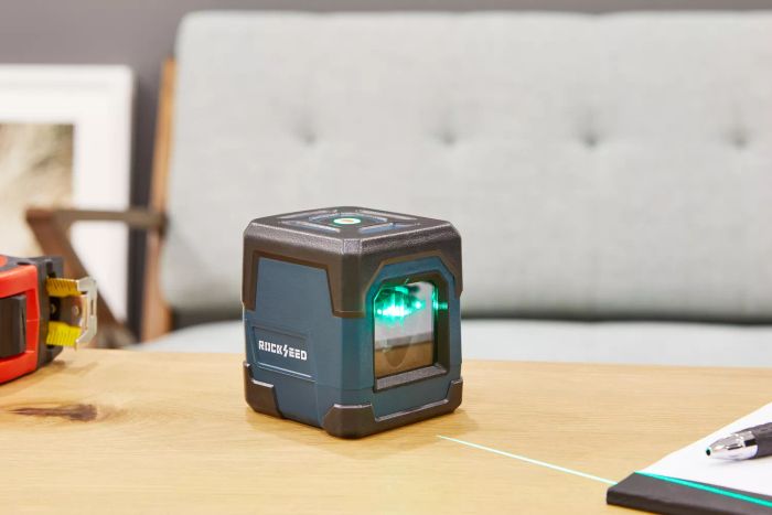 RockSeed Laser Level being put through its paces during testing