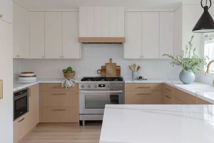Scandinavian-inspired small kitchen design