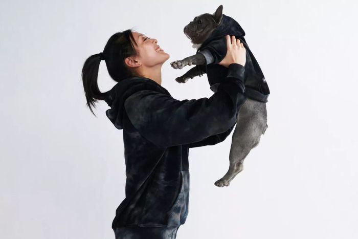 Spark Paws Velvet Matching Dog and Human Hoodies