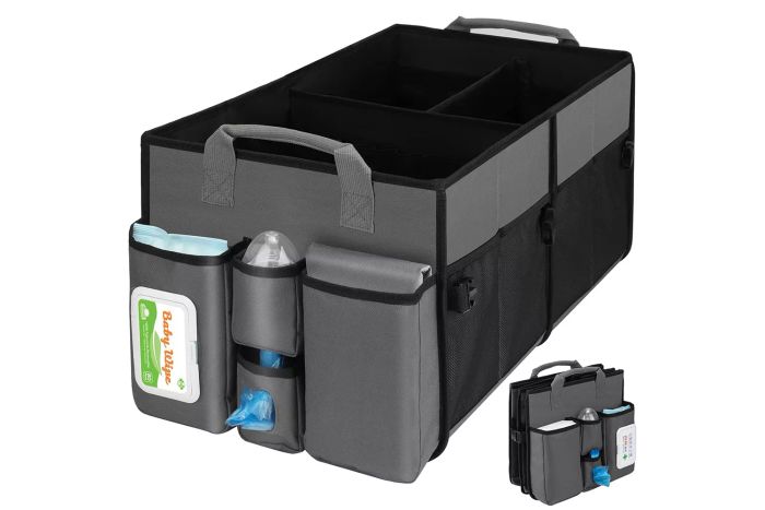 Collapsible Trunk Organizer & Diaper Changing Station, Baby