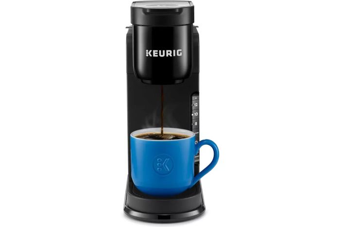 The Keurig K-Express Coffee Maker is a single-serve pod brewer that delivers convenience and quality in one sleek, black design.