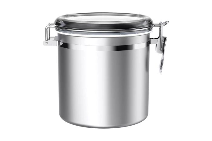 ENLOY 165oz Stainless Steel Airtight Canister for Kitchen