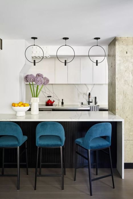 bright white kitchen