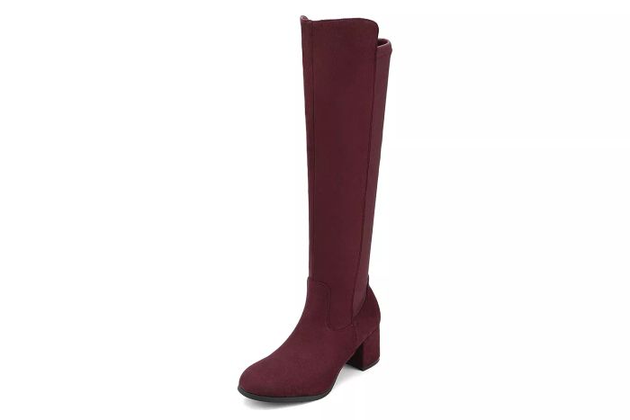 DREAM PAIRS Women's Knee-High Stretchy Fashion Boots