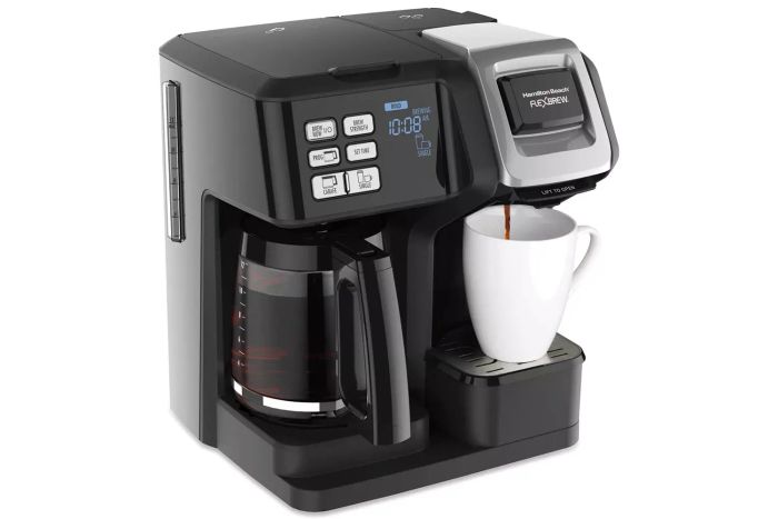 Hamilton Beach 49976 FlexBrew Trio Coffee Maker with dual brewing options