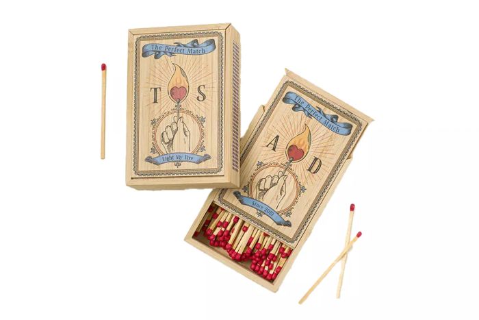UncommonGoods Personalized Wood Matchbox