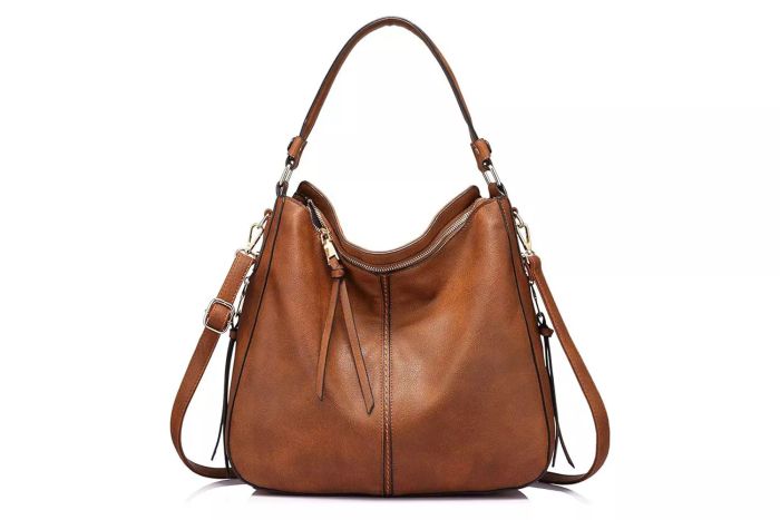 Handbags for Women Large Designer Ladies Hobo Bag Bucket Purse in Faux Leather