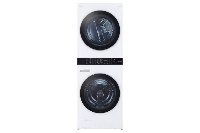 LG WKGX201HWA Single Unit Front Load WashTower