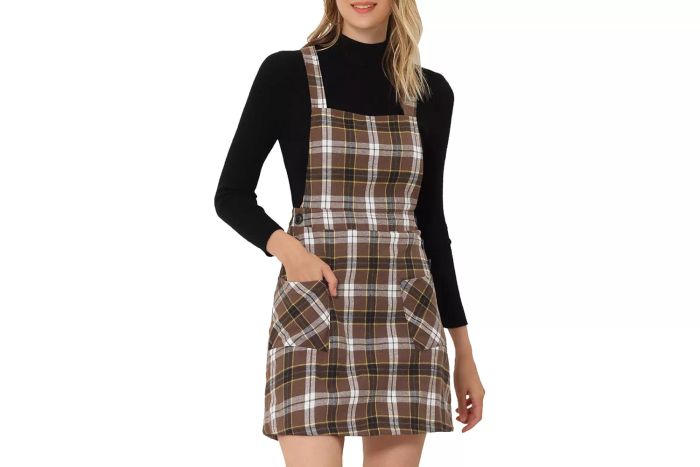 Allegra K Women's Plaid Tartan Skirt