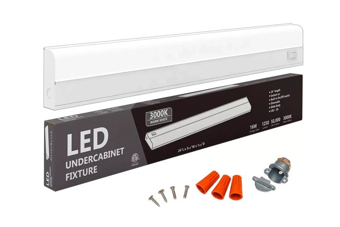 Amazon Harrrrd Hardwired LED Under Cabinet Task Lighting