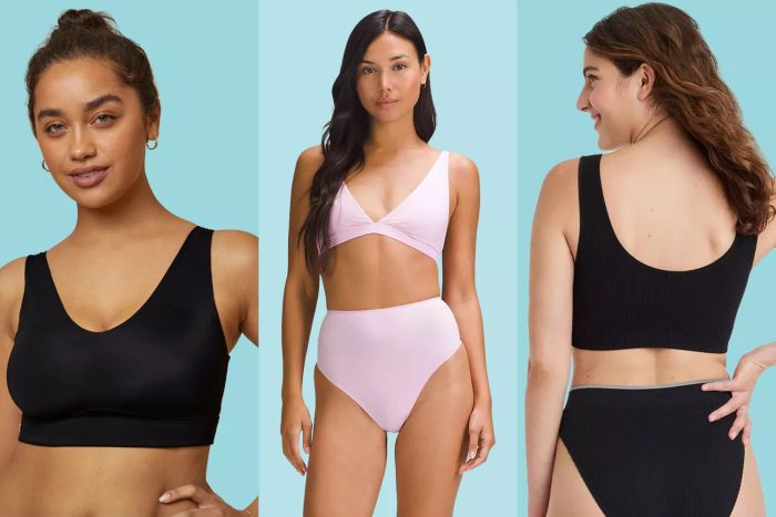 A collection of trendy and beloved bralettes