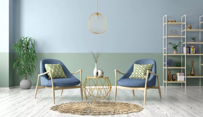 Ocean Blue and Sage Green Decor
