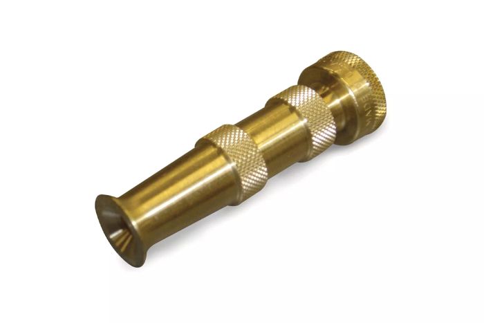 Dramm Heavy-Duty Brass Adjustable Hose Nozzle