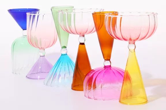 Noon & Moon Candy Glasses Set of 6