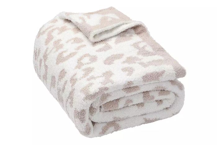 Livhil Soft Micro Leopard Throw Blanket