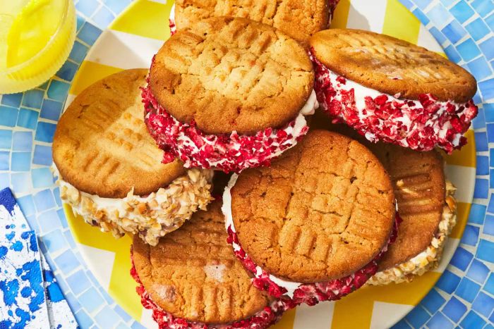 PB&J Ice Cream Sandwiches