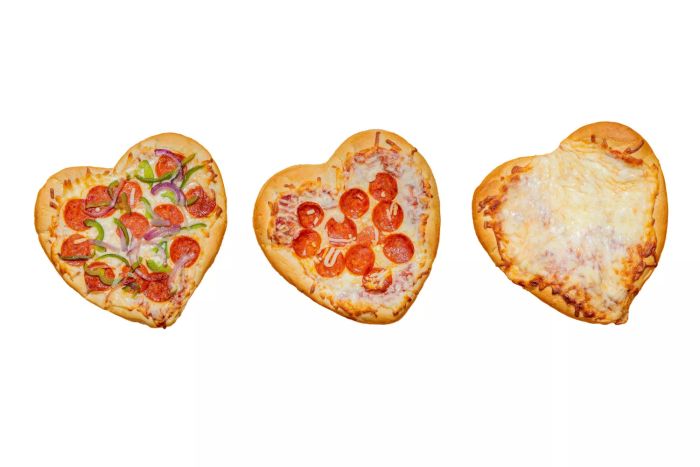 Goldbelly Heart-Shaped Pizza Variety Pack