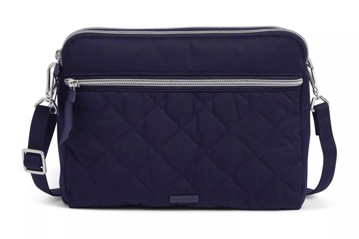 Vera Bradley Women's Performance Twill Triple Compartment Crossbody Purse