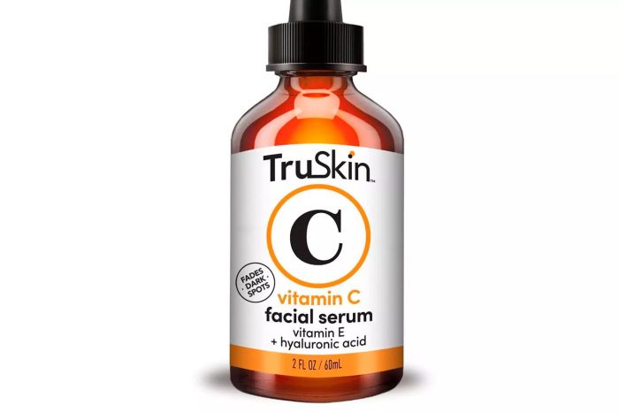TruSkin Vitamin C Serum – Anti-Aging Facial Serum with Vitamin C, Hyaluronic Acid, Vitamin E & More – Brightening Serum for Dark Spots, Even Skin Tone, Eye Area, Fine Lines & Wrinkles, 2 Fl Oz