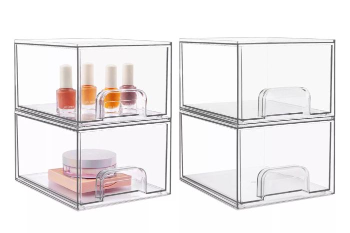 Walmart Vtopmart Store Stackable Makeup Storage Drawers