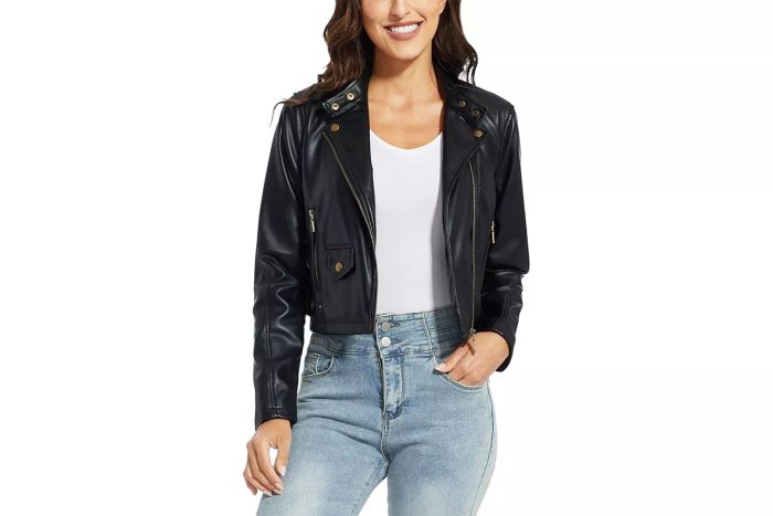 Amazon Fahsyee Women's Faux Leather Jackets