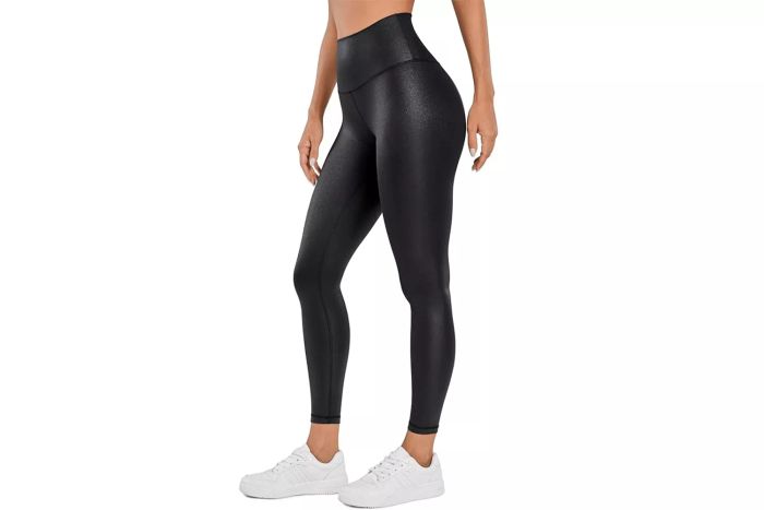 Amazon CRZ YOGA Butterluxe Matte Faux Leather Leggings