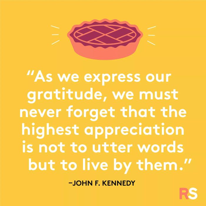 Thanksgiving wishes, messages, and captions - John F. Kennedy