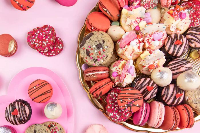 Valentine's Day Party Platter with a Trophy Design