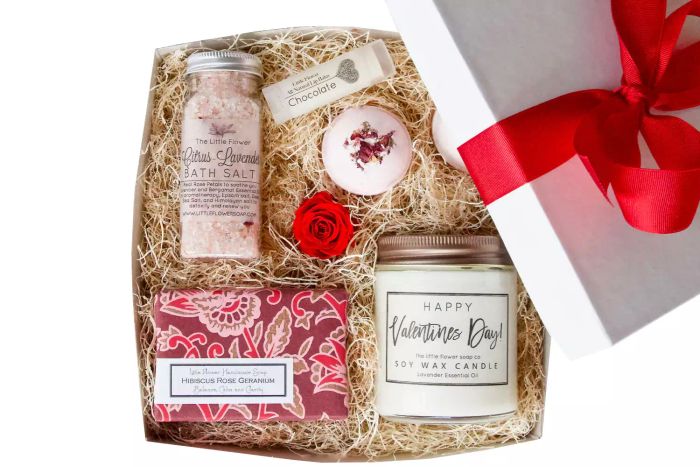 The Little Flower Soap Co. Valentine’s Day Spa Gift Box